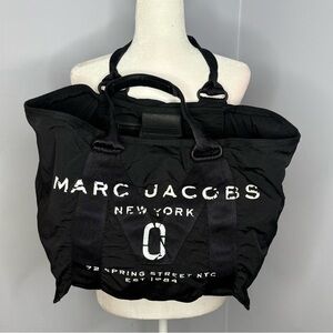 Marc Jacobs Black and White Logo Tote